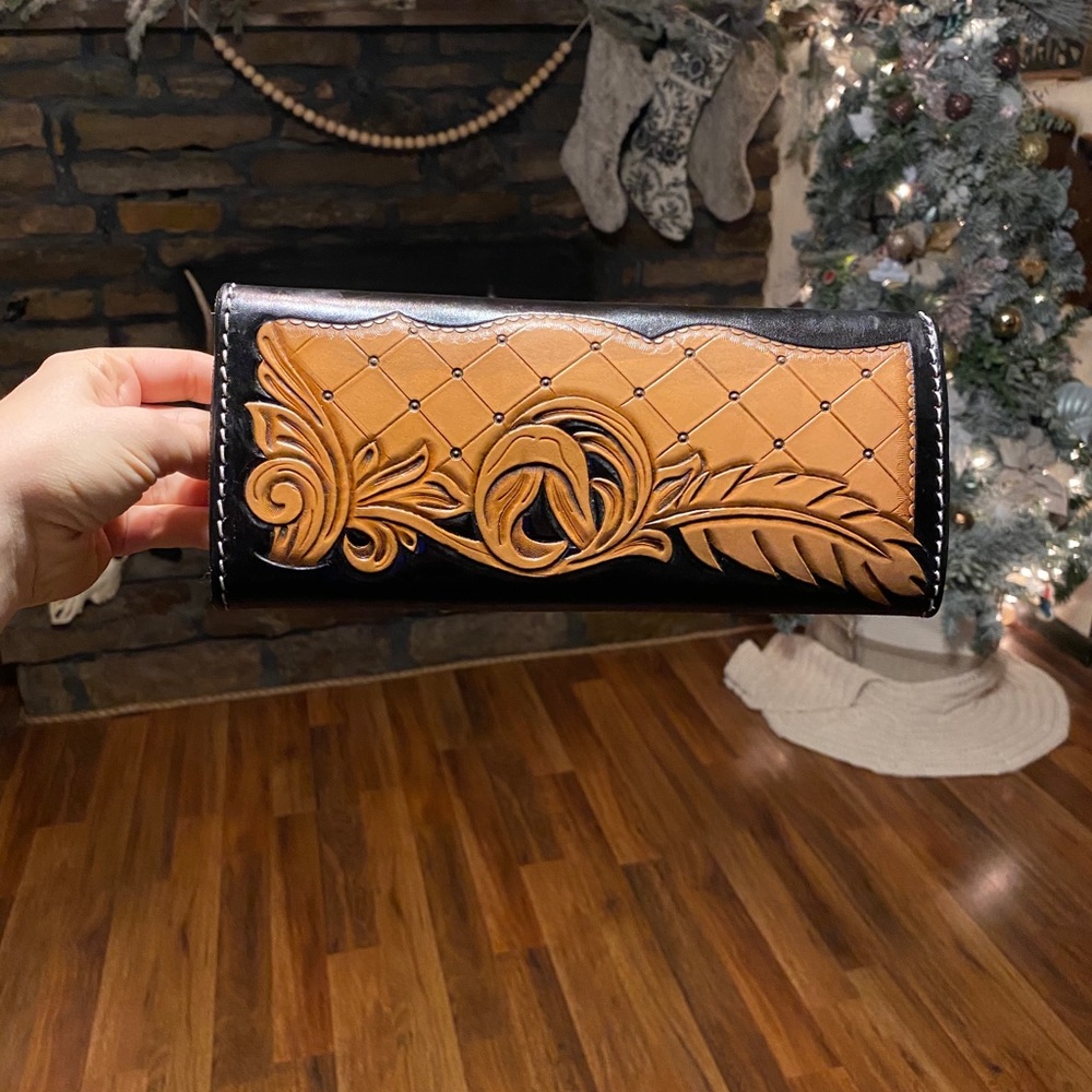 Hand Tooled Leather wallet